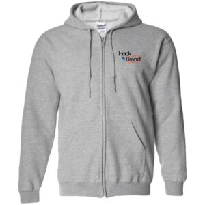 G186 Gildan Zip Up Hooded Sweatshirt