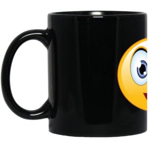 11oz Black Mug - Thumbs Up Emoji