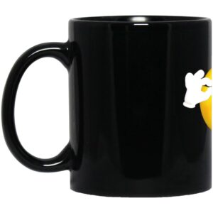 11oz Black Mug - Cool Emoji